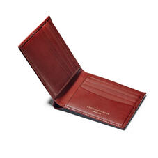 8 Card Billfold Wallet in Smooth Cognac