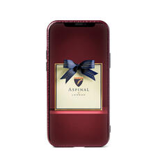 iPhone 12 / 12 Pro Case in Burgundy Pebble