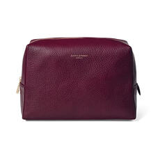Large London Case in Burgundy Pebble