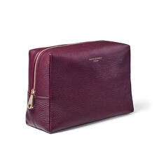 Large London Case in Burgundy Pebble