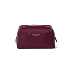 Medium London Case in Burgundy Pebble