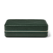 Large Travel Jewellery Case in Evergreen Pebble