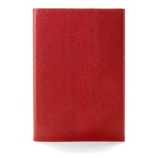A4 Refillable Leather Journal in Red Lizard