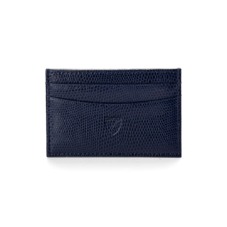 Slim Credit Card Case in Navy Lizard