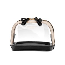Small Hepburn Cosmetic Case in Clear Monochrome