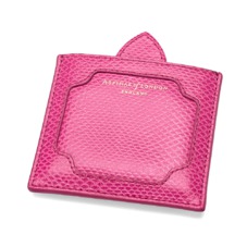 Marylebone Compact Mirror in Raspberry Lizard
