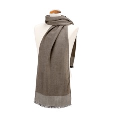 Essential Lightweight Cashmere Blend Scarf in Soft Taupe