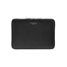Continental Zipped iPad Mini Case with Notebook in Black Saffiano