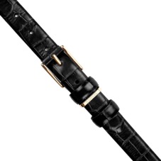Ladies Westbourne Belt in Deep Shine Black Croc