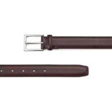 Men's Borough Belt in Brown Saffiano
