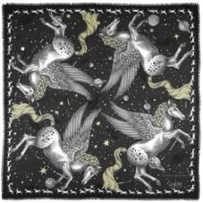 Pegasus Cashmere Blend Scarf in Monochrome