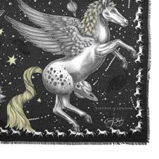 Pegasus Cashmere Blend Scarf in Monochrome