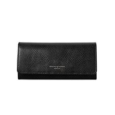 Lottie Purse in Jet Black Lizard