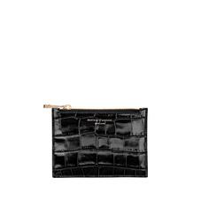 Leather Zip Pouches