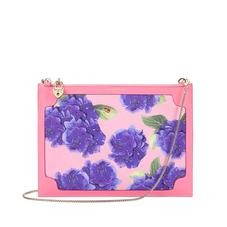 Beautiful Soul Soho Clutch in Smooth Blossom & Hydrangea Print