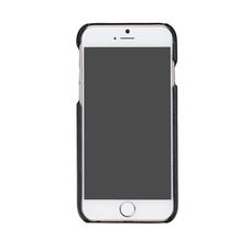 iPhone 7/8 Leather Cover in Black Saffiano & Black Suede