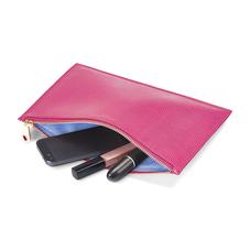 Large Essential Flat Pouch in Raspberry Lizard