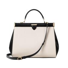 Large Florence Frame Bag in Monochrome Saffiano