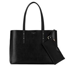 Regent Tote in Black Saffiano