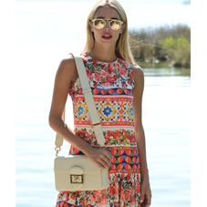 Pegasus Shoulder Bag in Smooth Ivory