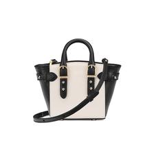 Micro Marylebone Tote in Monochrome Saffiano