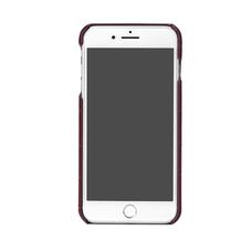 iPhone 7/8 Leather Cover in Bordeaux Croc