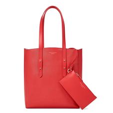 Essential Tote in Dahlia Saffiano