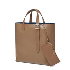 Editor's 'A' Tote in Camel Saffiano