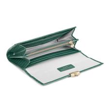 Mayfair Purse in Deep Shine Sage Small Croc