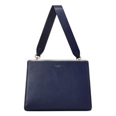 Large Ella Hobo in Bluemoon Pebble with Plain Strap