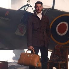 Aerodrome 48 Hour Mission Bag in Dark Brown Pebble