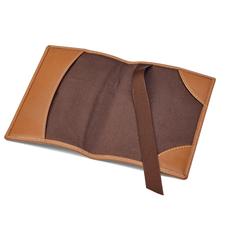 Aerodrome Passport Cover in Smooth Tan