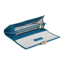 Mayfair Purse in Deep Shine Topaz Small Croc