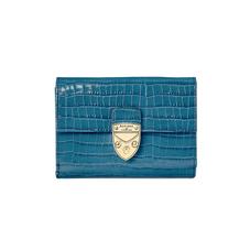 Small Mayfair Purse in Deep Shine Topaz Small Croc
