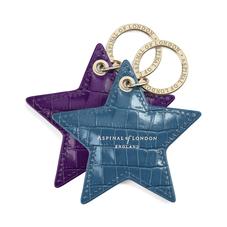Leather Star Key Rings
