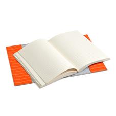 A5 Refillable Leather Journal in Deep Shine Amber Small Croc