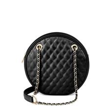 Jackie 'O' Bag in Black Quilted Kaviar