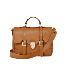 Small Country Mollie Satchel in Smooth Tan