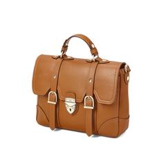 Small Country Mollie Satchel in Smooth Tan