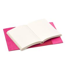 Refillable Pocket Notebook Journal in Raspberry Lizard