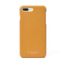 iPhone 7 Plus Leather Cover in Mustard Saffiano