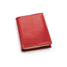 Refillable Pocket Notebook in Berry Lizard