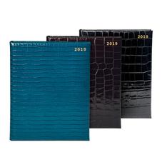 A4 Day to Page Leather Diaries