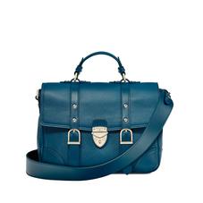 Small City Mollie Satchel in Topaz Pebble