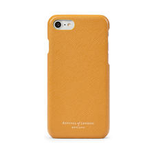 iPhone 7/8 Leather Cover Mustard Saffiano