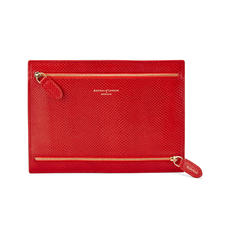 Multi Currency Wallet in Berry Lizard