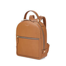 Small Mount Street Backpack in Smooth Tan