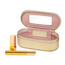 Handbag Tidy All in Pale Gold Pebble