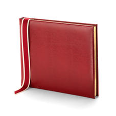 Lizard Print Guest Book in Berry Lizard
