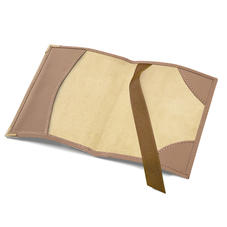 Passport Cover in Smooth Camel